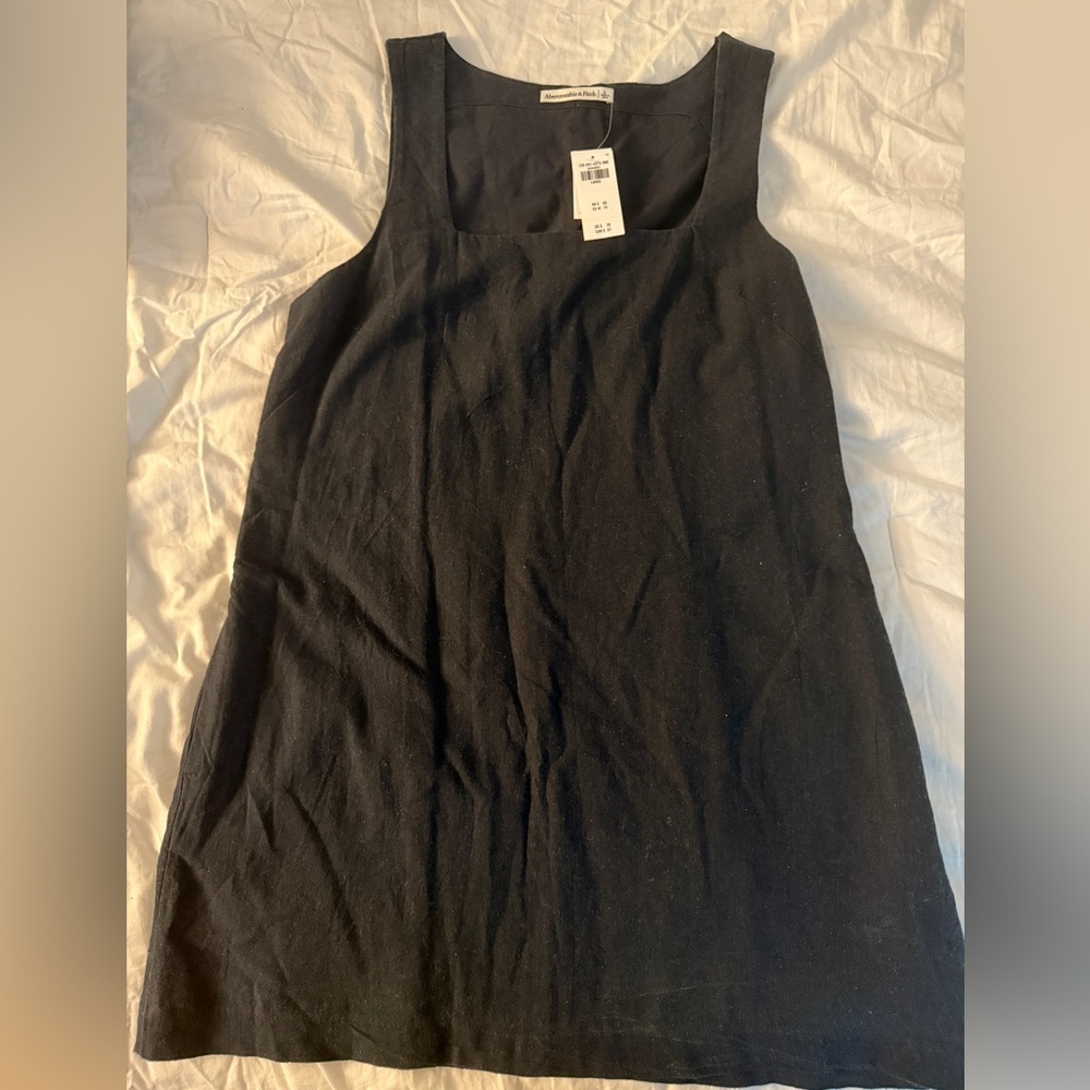 Abercrombie Linen-blend Mini Dress NWT
